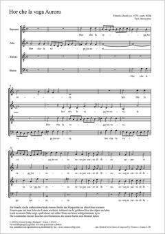 Hor che la vaga Aurora Standard