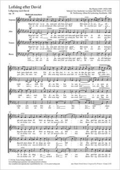 Lofsang efter David op. 14 Standard
