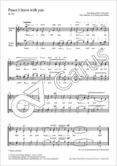 Peace I leave with you op. 8,3 Standard