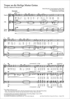 Tropar an die Heilige Mutter Gottes Standard