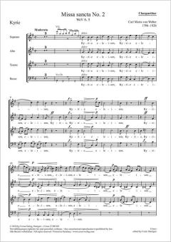 Missa sancta No. 2 WeV A.7 