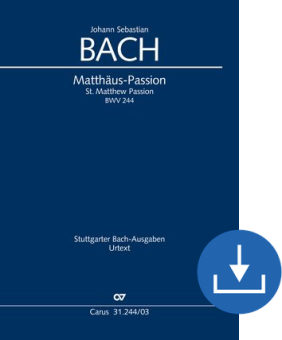 Matthäus-Passion BWV 244, BWV3 244.2 Download