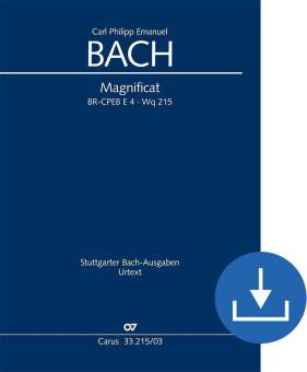 Magnificat BR-CPEB E 4, Wq 215 Download