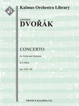 Concerto for Violin in A minor op. 53/B. 108 
