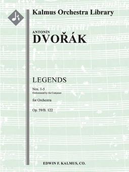 Legends, Op. 59/B. 122; Nos. 1-5 [composer's orchestration] 