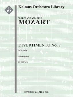 Divertimento No. 7 in D, K. 205/167a 