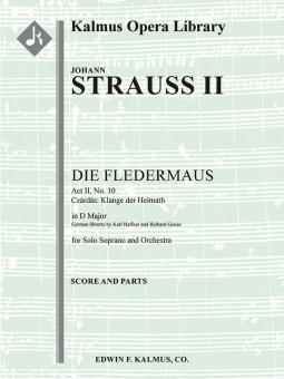 Die Fledermaus, No. 10 Act II, Czardas 