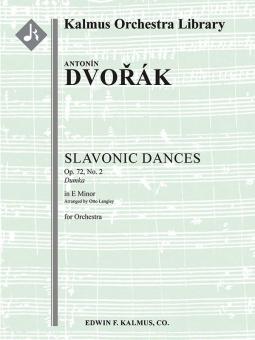 Slavonic Dances op. 72/B. 147: No. 2 in E minor 
