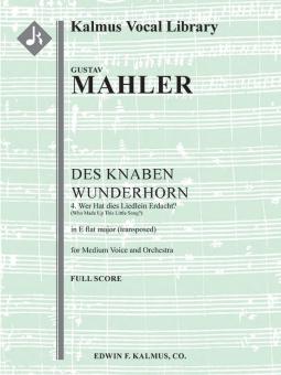 Des Knaben Wunderhorn No. 4: 