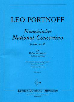 Französisches National-Concertino G-Dur op. 86 