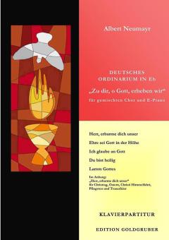 Deutsches Ordinarium in Eb „Zu dir, o Gott, erheben wir“ - Klavierpartitur 