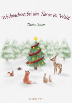 Weihnachten bei den Tieren im Wald 