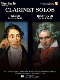 v. Weber Concertino Es-Dur op. 26 und Beethoven Trio Nr. 4, op.11 
