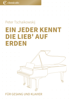 Ein Jeder kennt die Lieb' auf Erden 