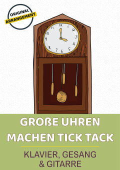 Große Uhren machen tick tack 