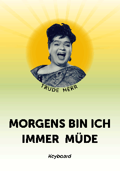 Morgens bin ich immer müde 