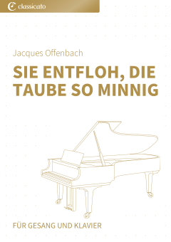 Sie entfloh, die Taube so minnig 