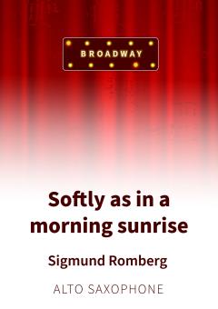Softly as in a morning sunrise 