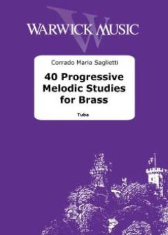 40 Progressive Melodic Studies for Brass 