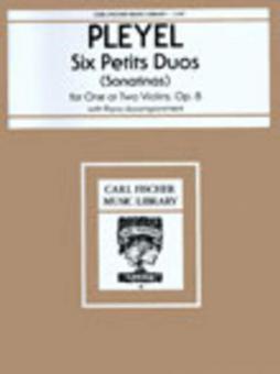 Six Petit Duos (Sonatinas), Op. 8 
