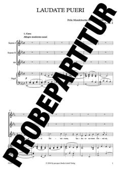 Laudate Pueri op. 39 Nr. 2 Standard