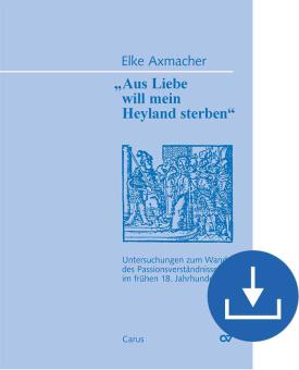 Aus Liebe will mein Heyland sterben 