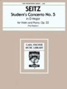 Student's Concerto Nr. 5 D-Dur op. 22 