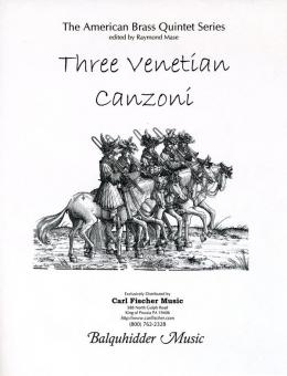 3 Venetian Canzoni 