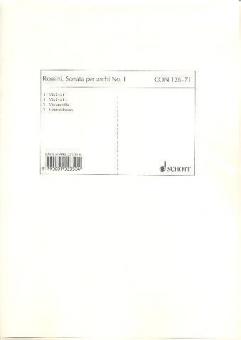 Sonata per archi Nr. 1 G-Dur Standard