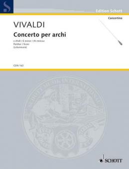Concerto per archi e-Moll PV 113 / RV 133 Standard
