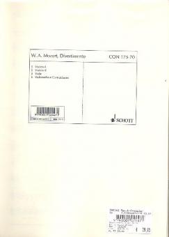 Divertimento C-Dur KV 157 