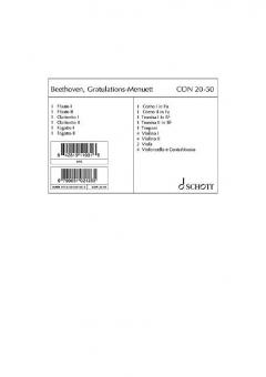 Gratulations-Menuett c-Moll op. posth. Standard