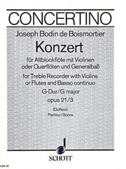 Konzert G-Dur op. 21/3 