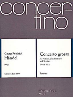 Concerto grosso Nr. 7 B-Dur op. 6 HWV 325 Standard