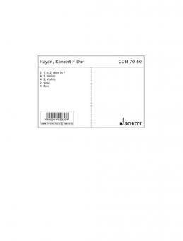 Konzert F-Dur Hob. XVIII: 3 
