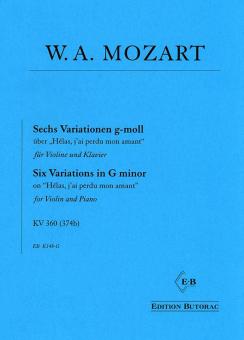 6 Variationen KV 360/374b 