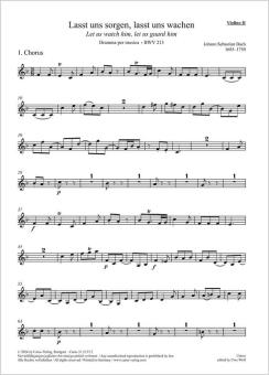 Lasst uns sorgen, lasst uns wachen BWV 213 Standard
