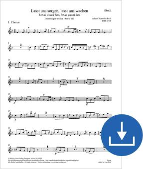 Lasst uns sorgen, lasst uns wachen BWV 213 Download