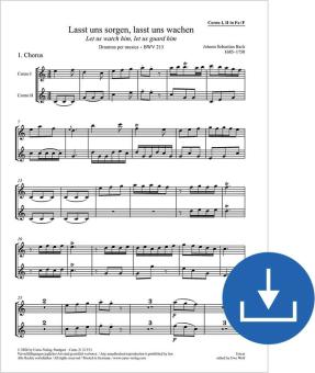 Lasst uns sorgen, lasst uns wachen BWV 213 Download