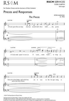 Preces and Responses 