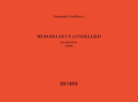Memoria di un gondellied 