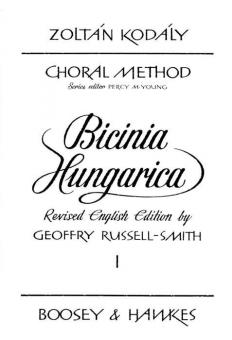 Bicinia Hungarica Choral Method Vol. 11/1 