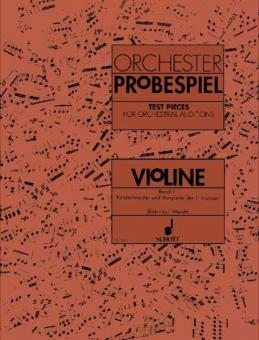 Orchester-Probespiel Violine Band 1 