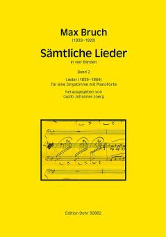 Sämtliche Lieder 2: Lieder 1859-1864 