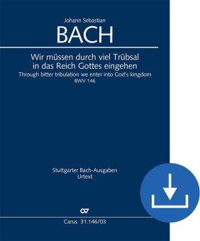 Wir müssen durch viel Trübsal BWV 146 Download