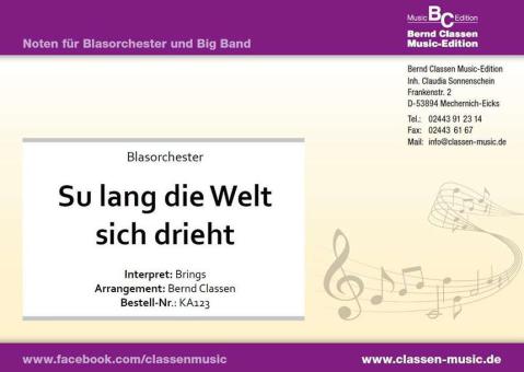 Su lang die Welt sich drieht 