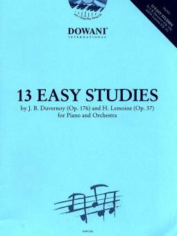 13 leichte Etüden für Klavier und Orchester 