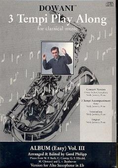 Album 3 für Alt (Es) Saxophon und Klavier 