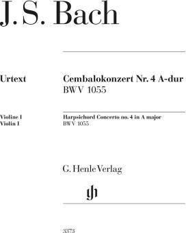 Cembalokonzert Nr. 4 A-dur BWV 1055 