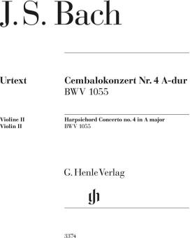 Cembalokonzert Nr. 4 A-dur BWV 1055 